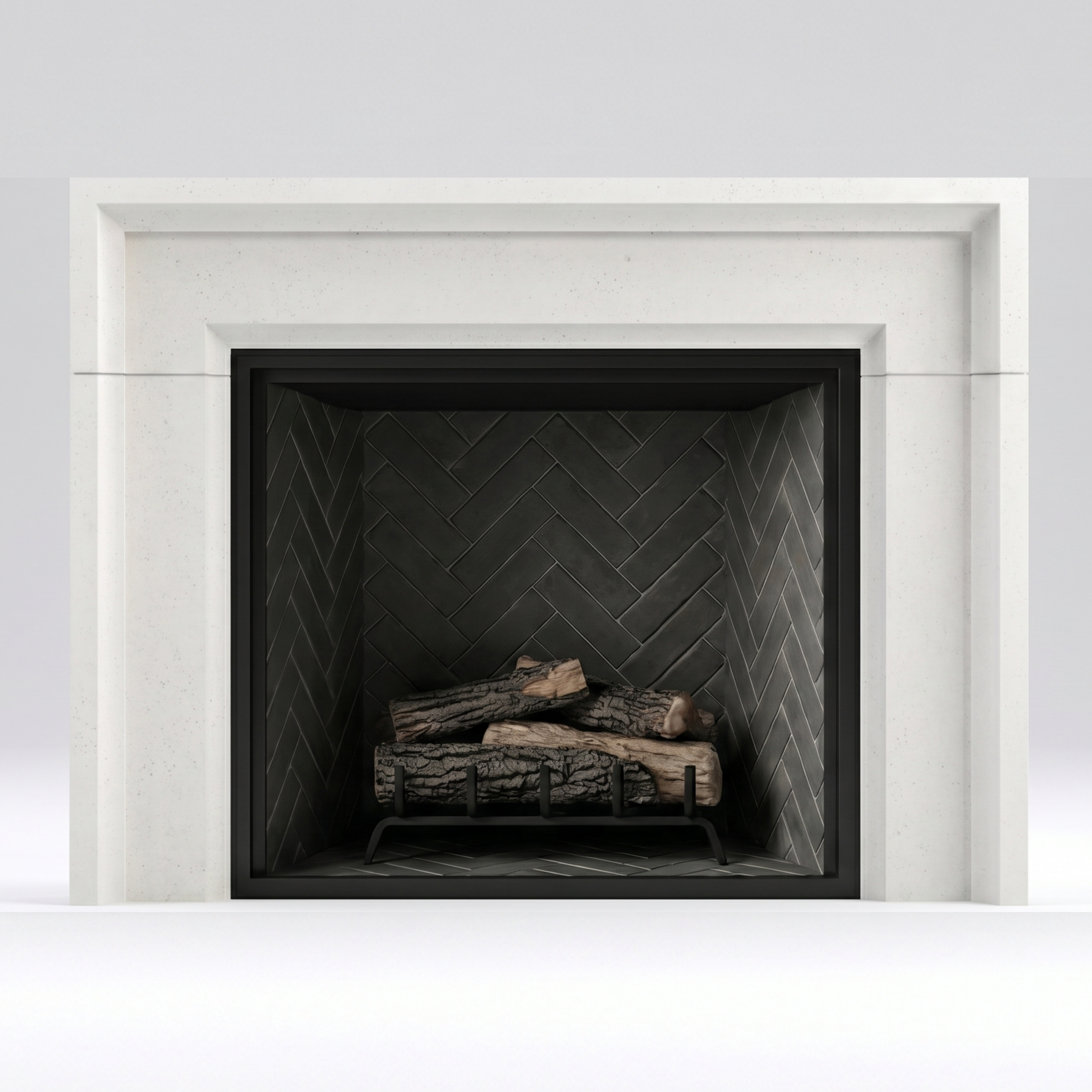 Presidio Cast Stone Mantel Surround