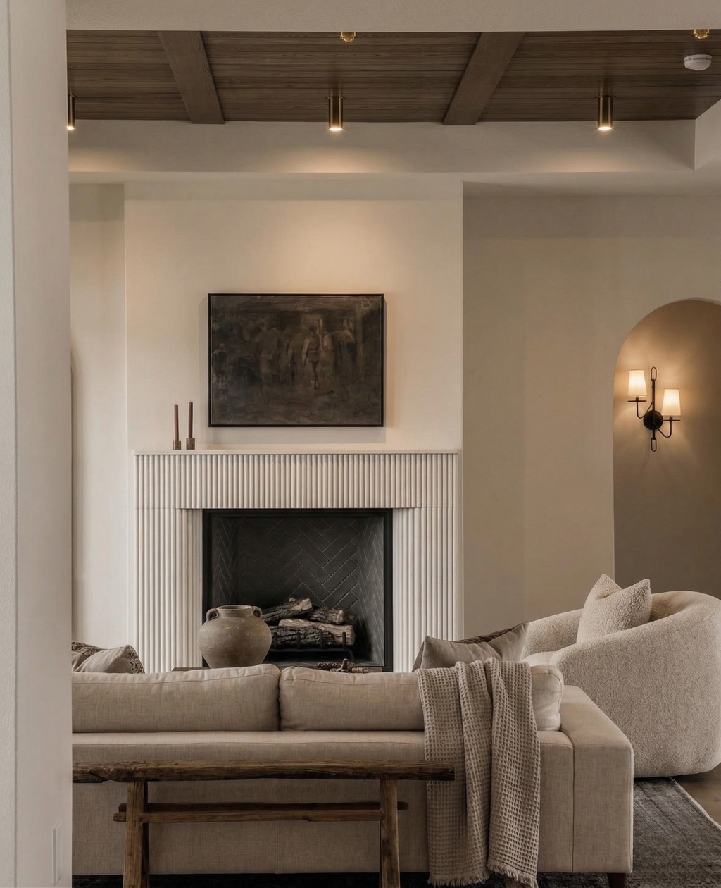 Reeded Fireplace