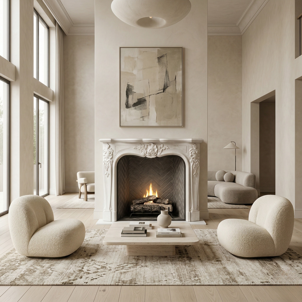Dalou Fireplace