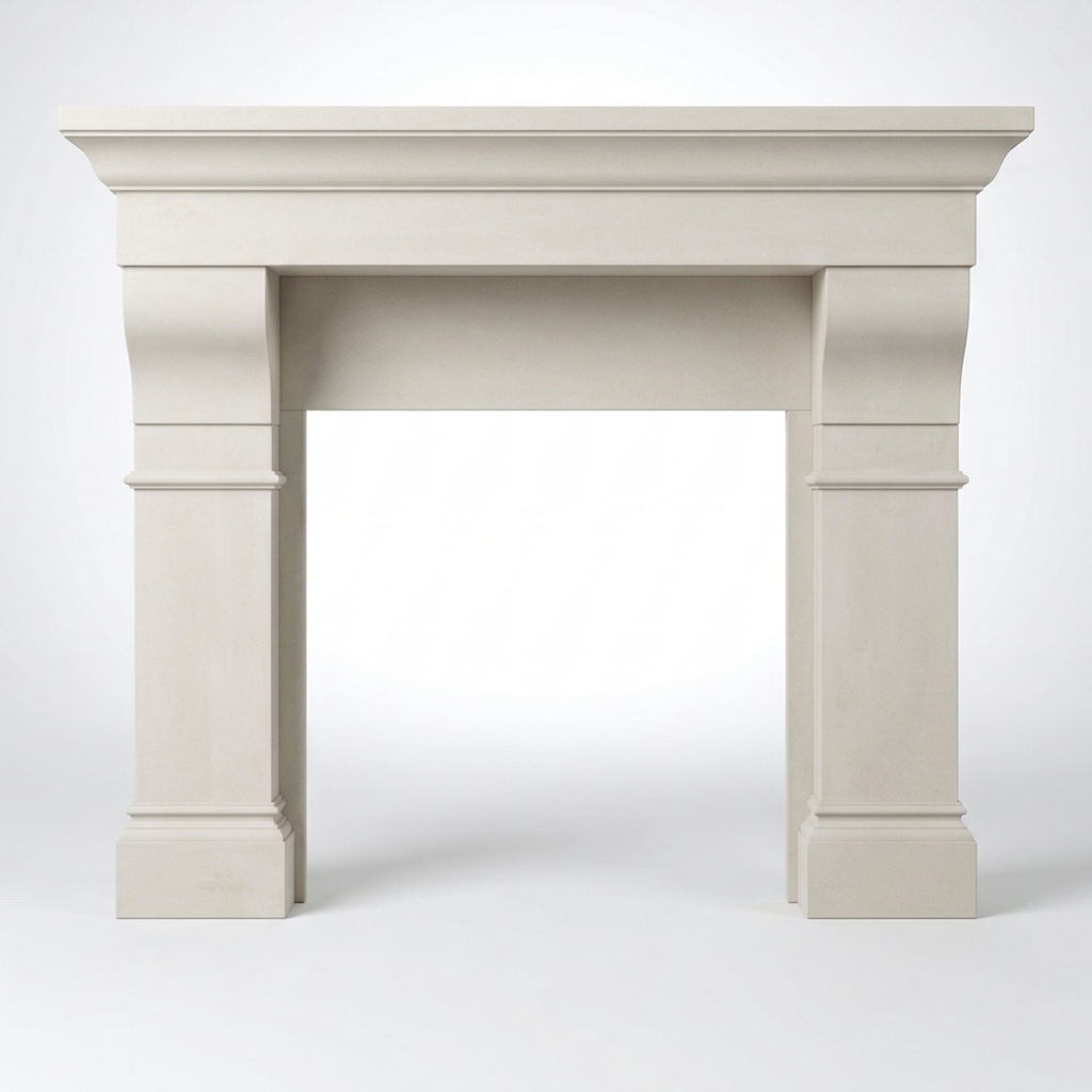Serrano Cast Stone Mantel