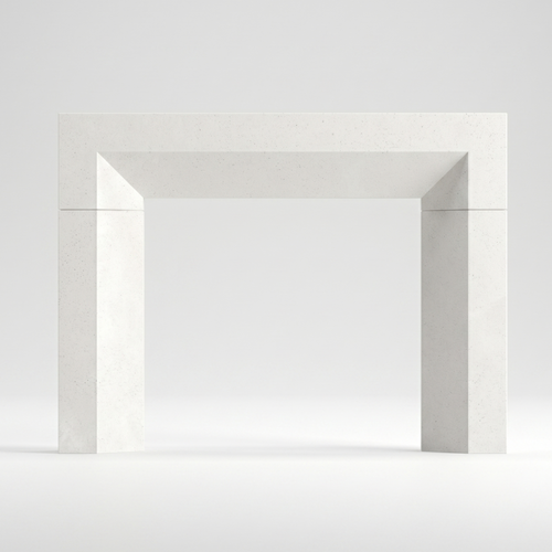 Belvedere Cast Stone Mantel Surround