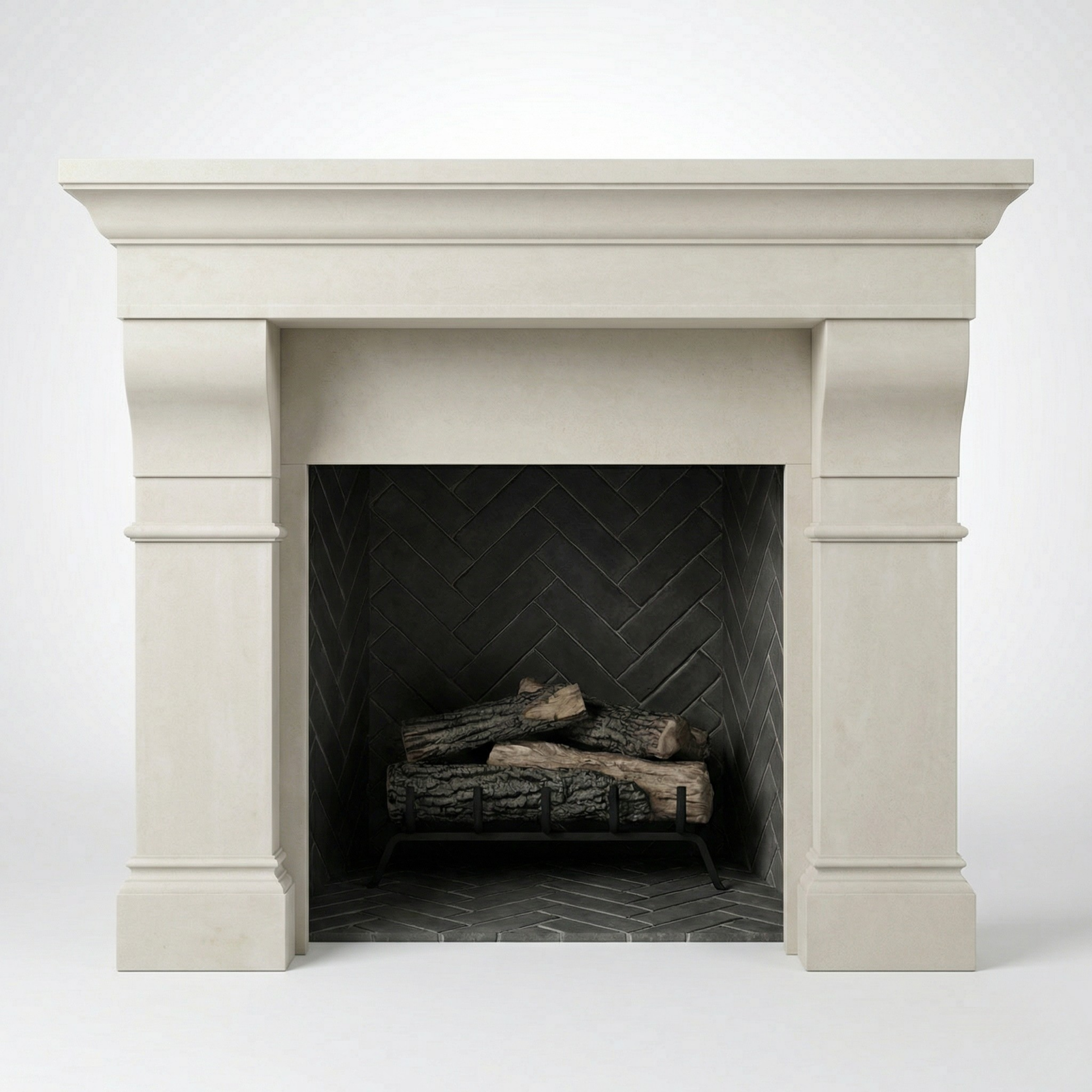Serrano Cast Stone Mantel