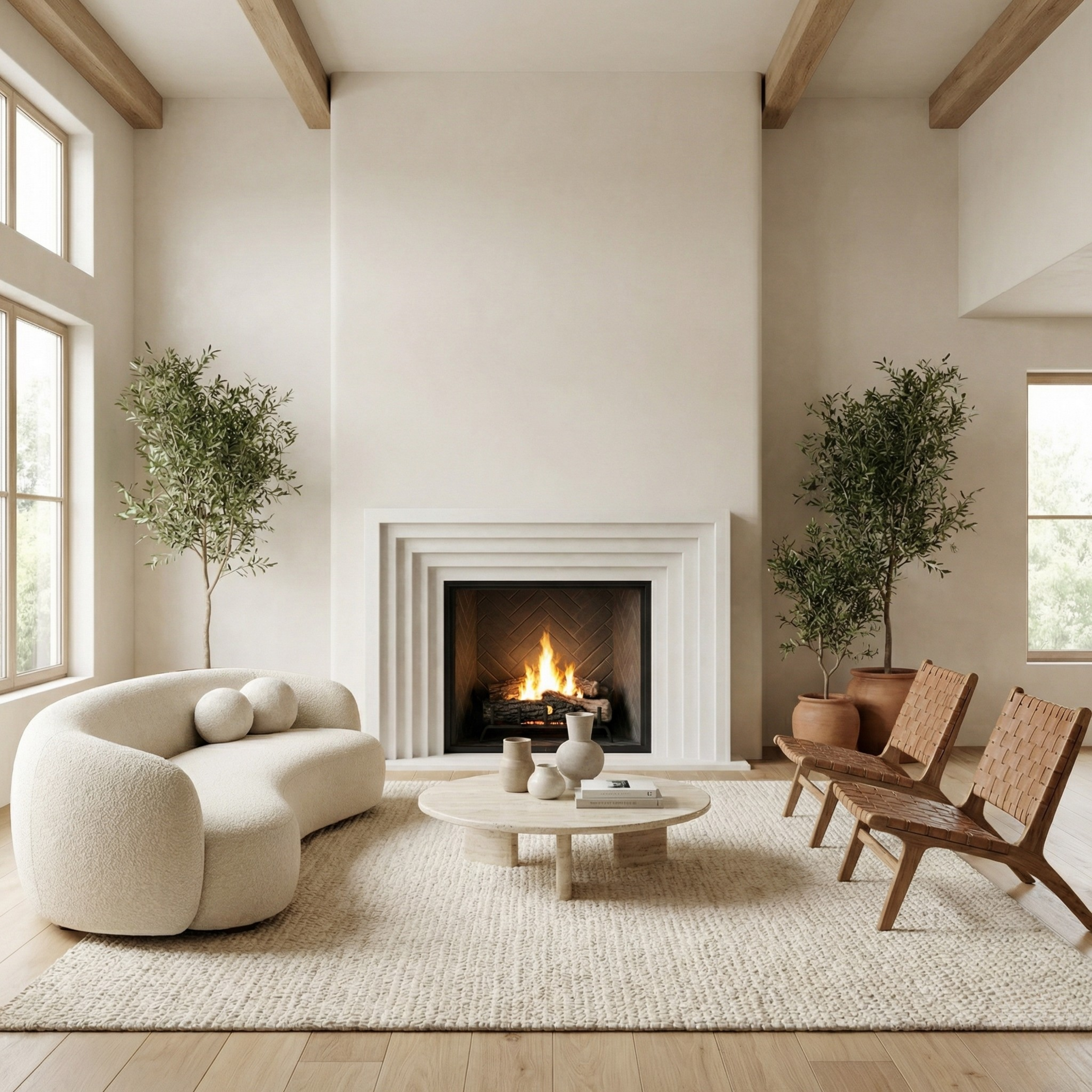 Step Fireplace