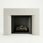 Reeded Fireplace