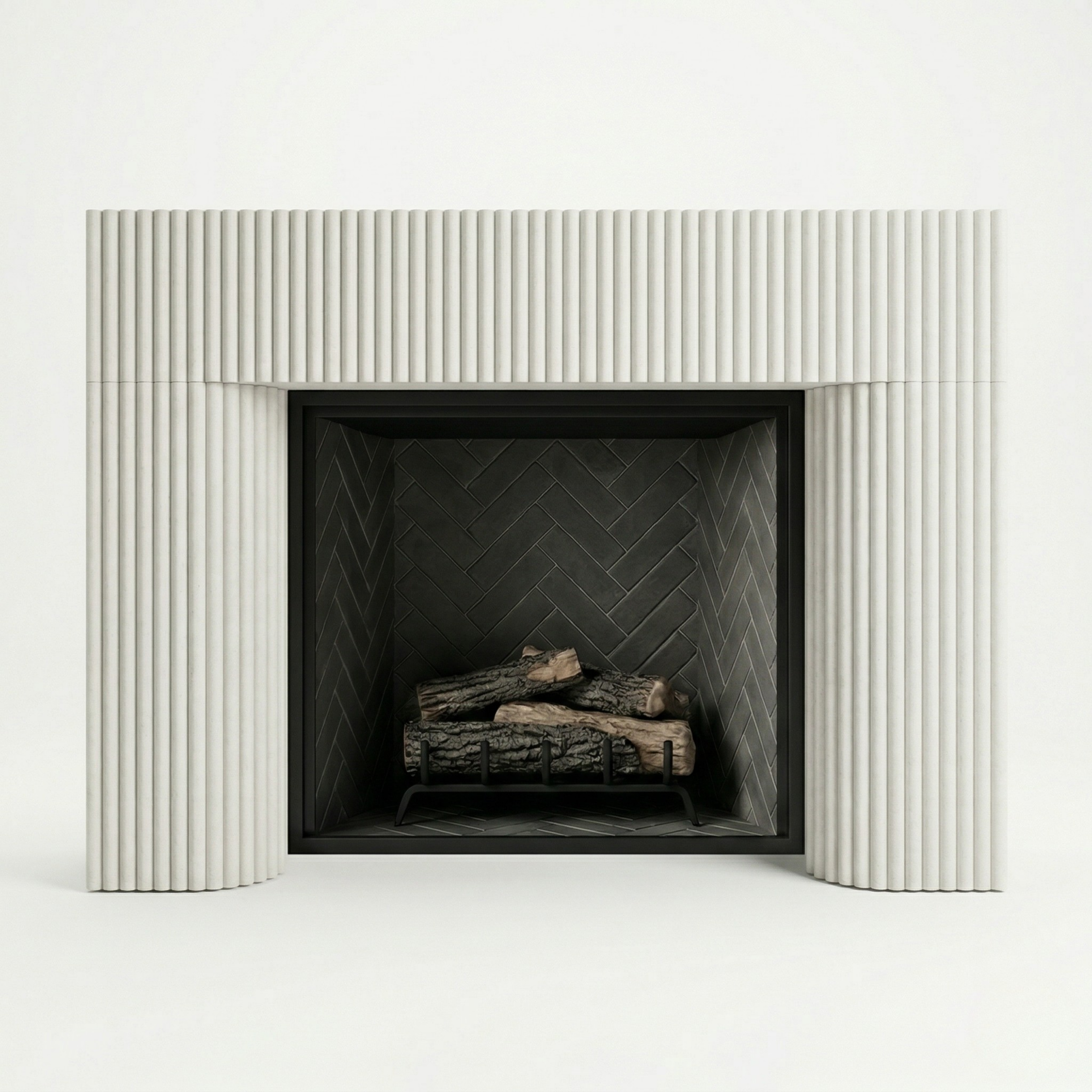 Reeded Fireplace