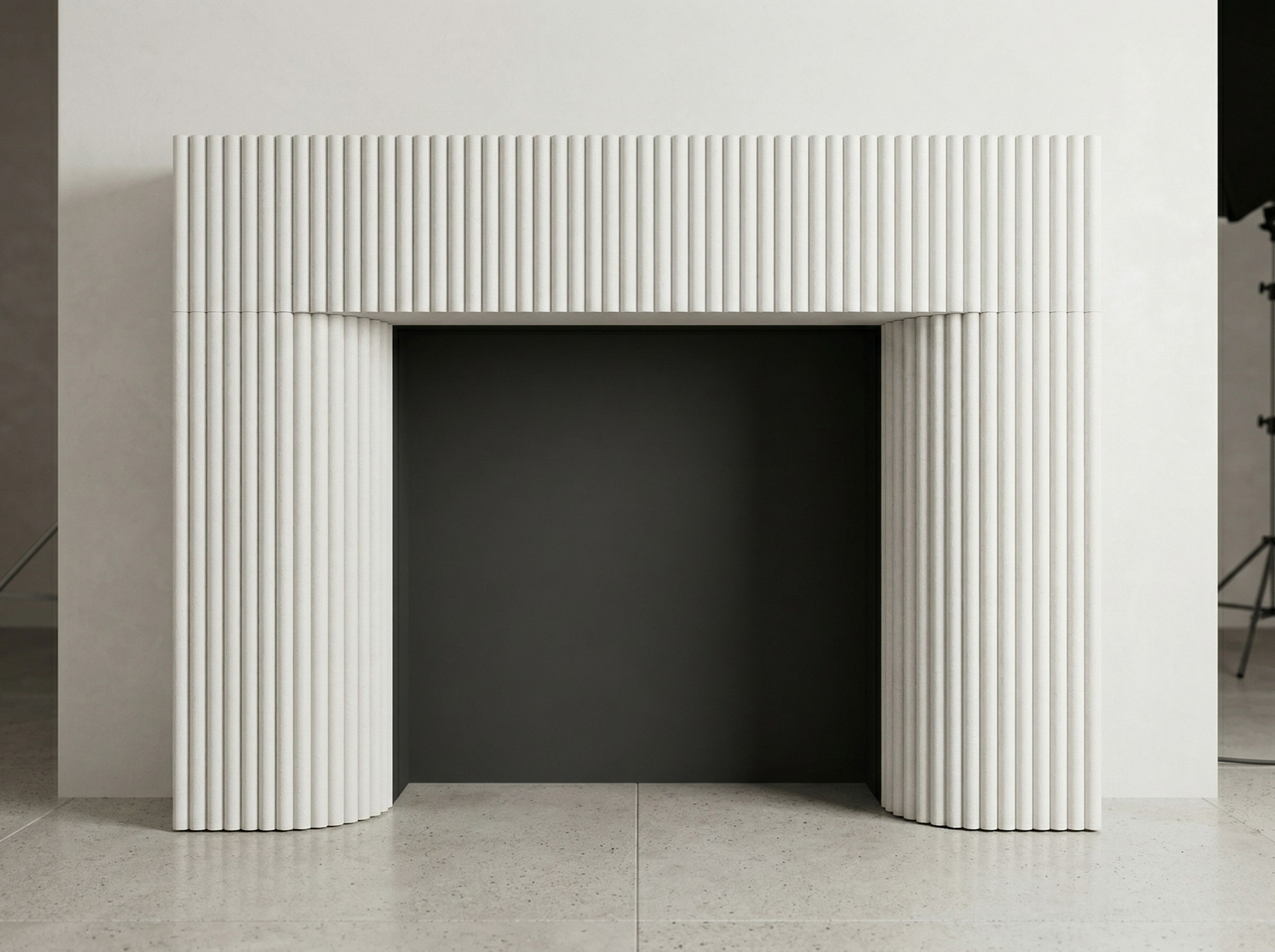 Reeded Fireplace