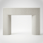 Fluted Fireplace