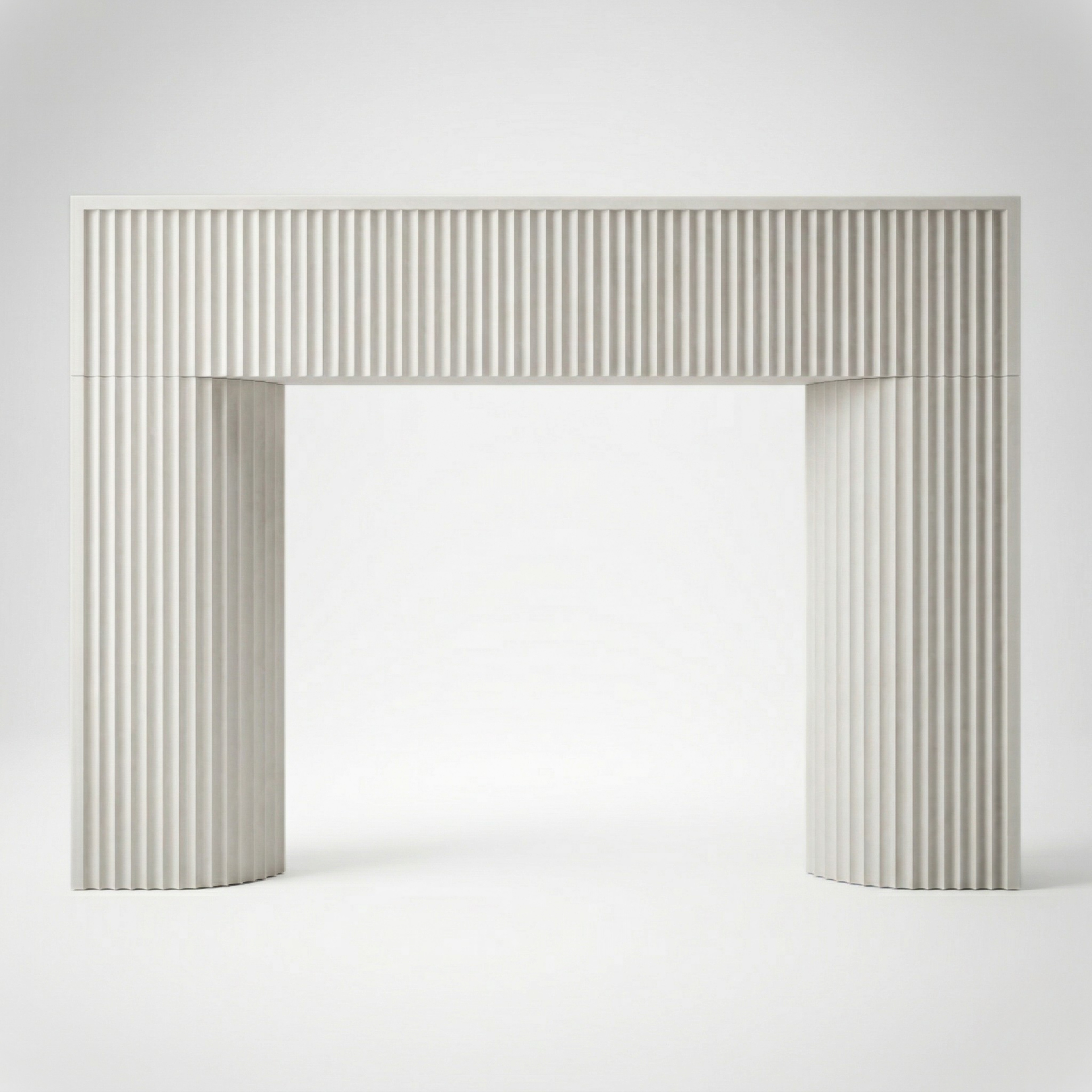Fluted Fireplace