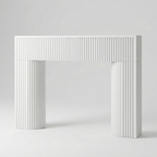 Fluted Fireplace