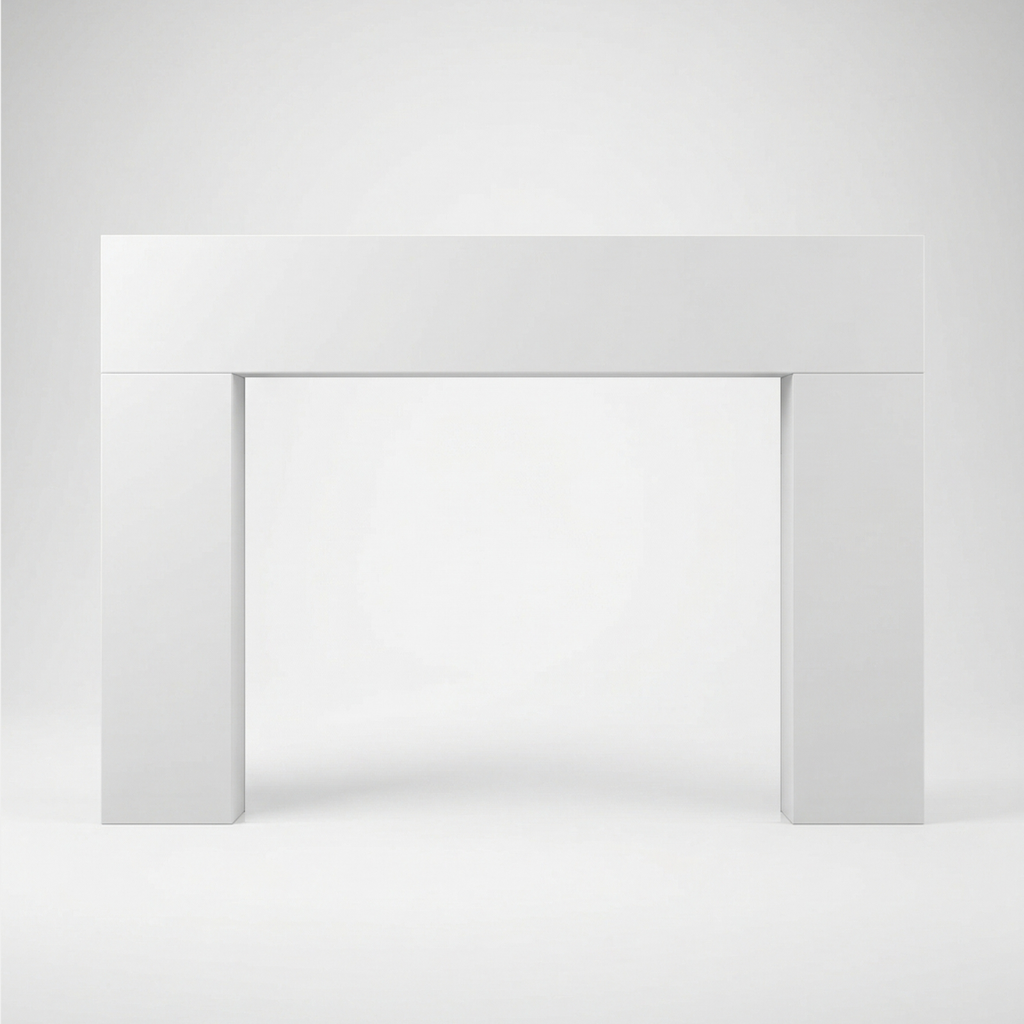 Modern Block Fireplace