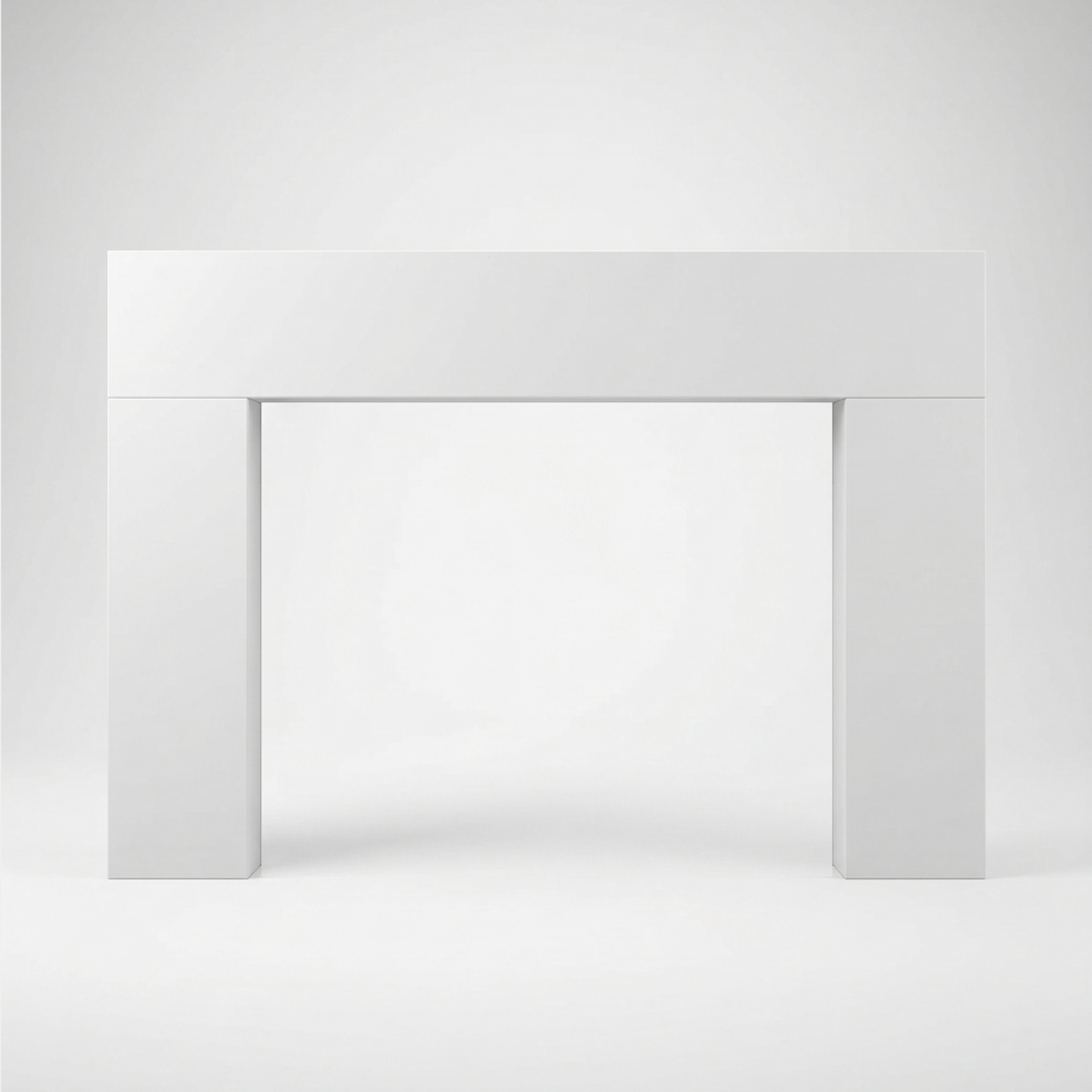 Modern Block Fireplace