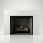 Modern Block Fireplace