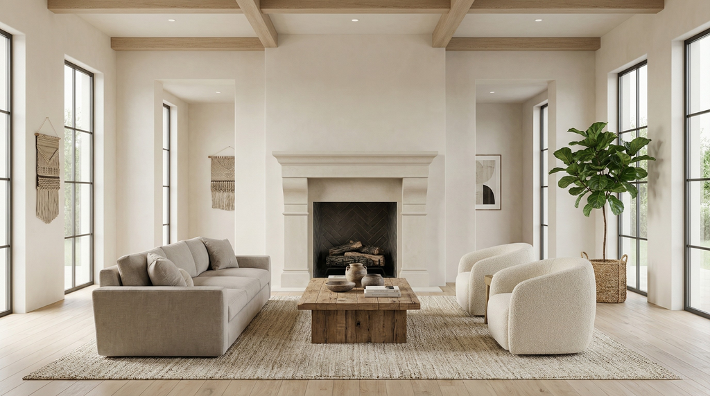 Serrano Cast Stone Mantel