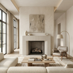 Fluted Fireplace