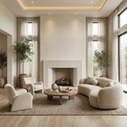 Fluted Fireplace