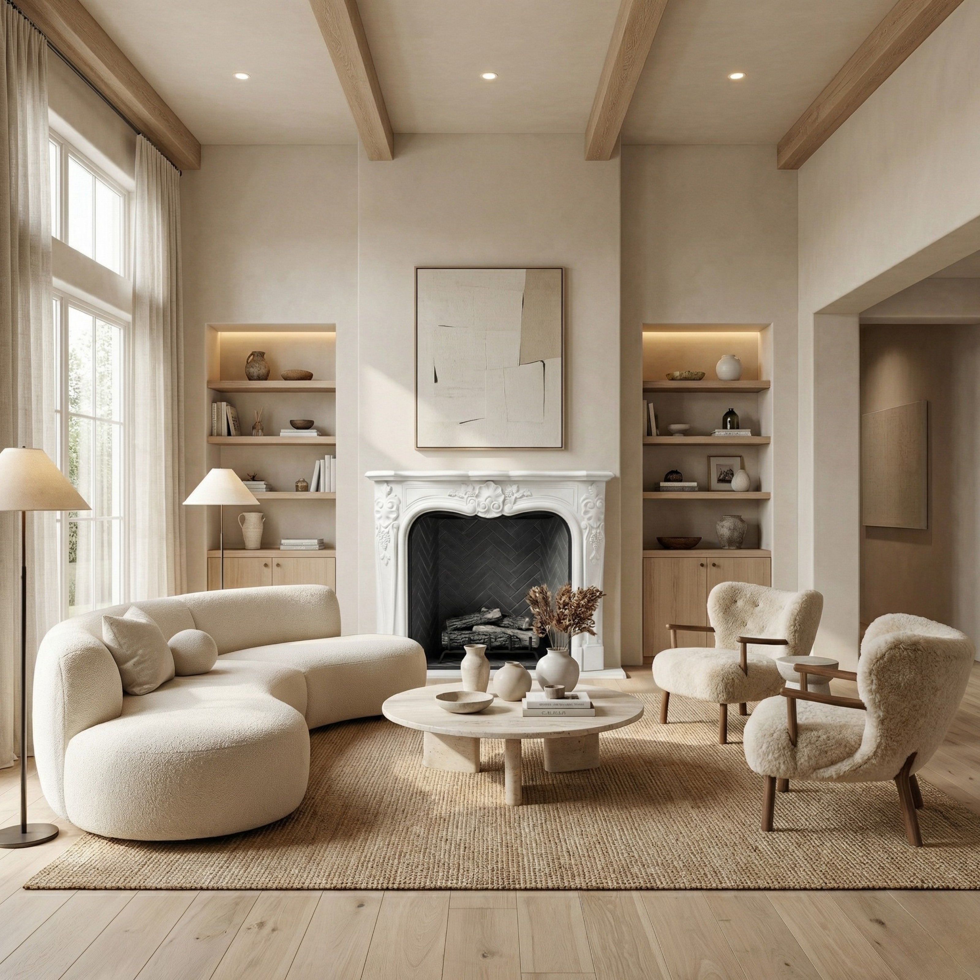 Dalou Fireplace