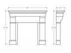 Serrano Cast Stone Mantel