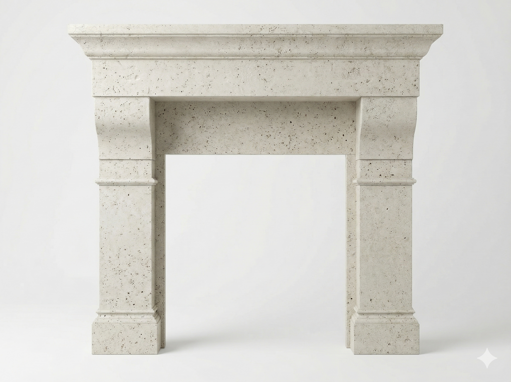 Serrano Cast Stone Mantel