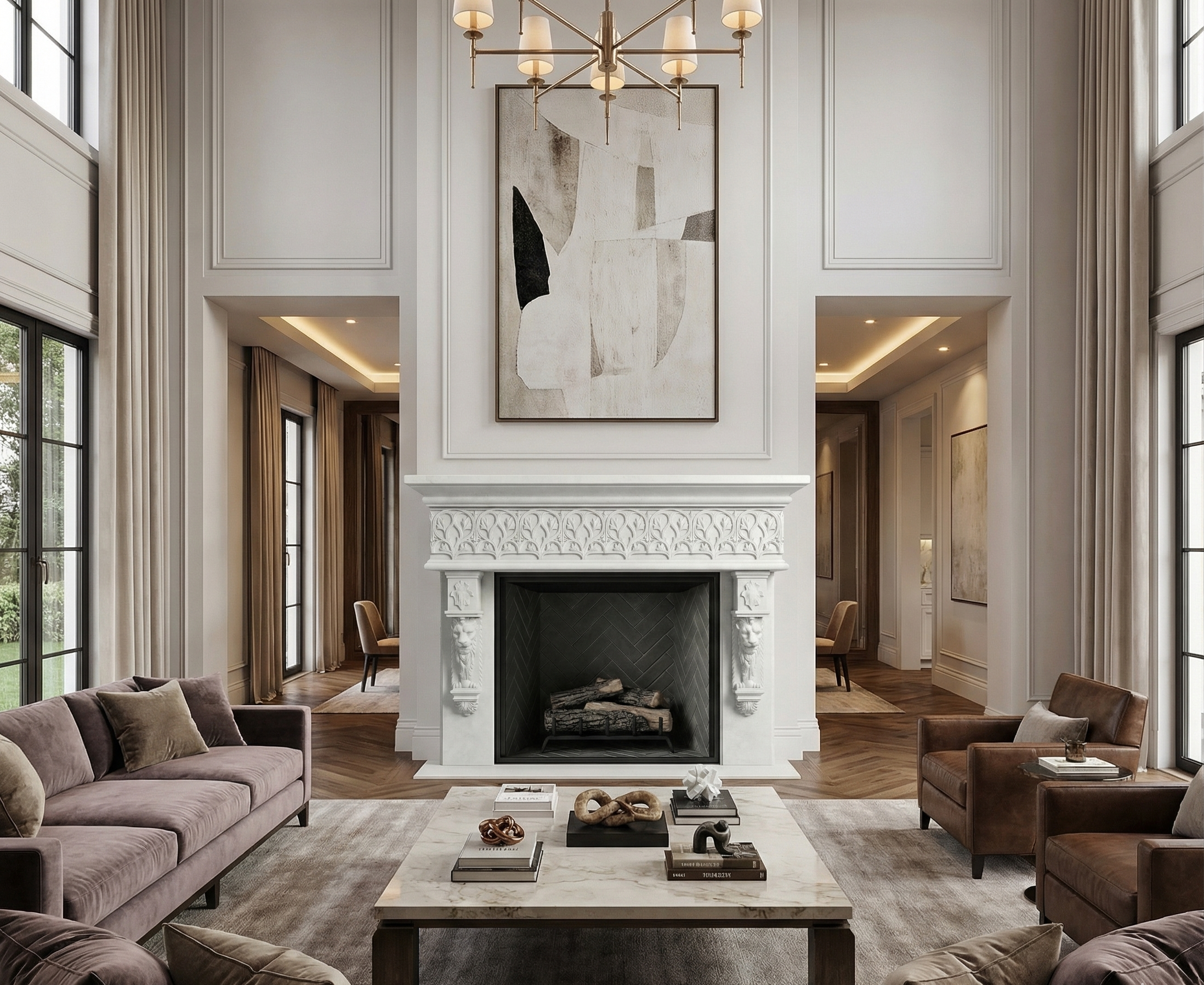 Damien Fireplace