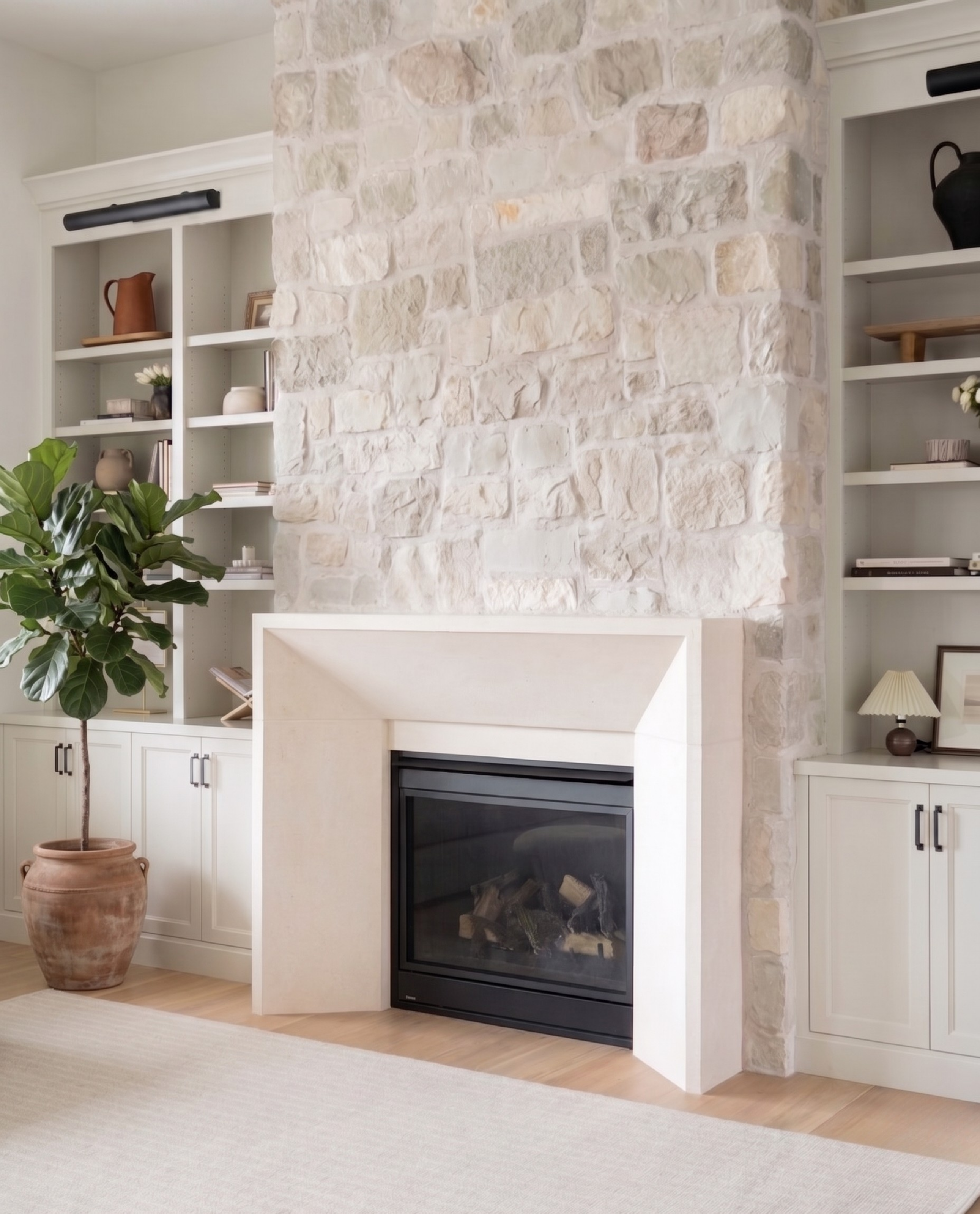 Sonoma Cast Stone Mantel Surround